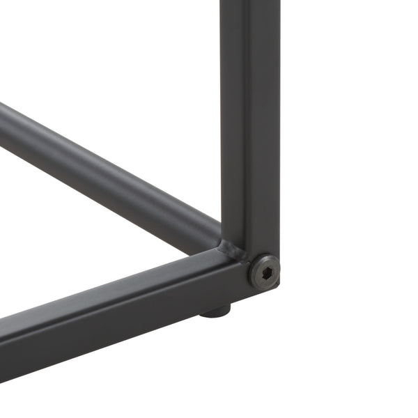 Safavieh Eugenia Side Table White / Brown / Black Mdf ACC8007A