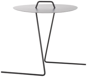 Safavieh Medalia Side Table - Sleek Matte Black Accent Table With Modern Design And Integrated Handle For Versatility ACC8008A