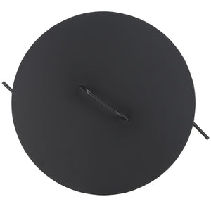 Safavieh Medalia Side Table - Sleek Matte Black Accent Table With Modern Design And Integrated Handle For Versatility ACC8008A