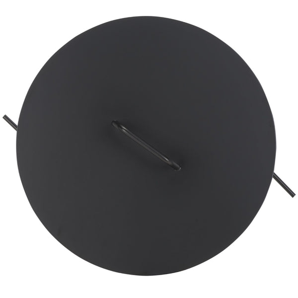 Safavieh Medalia Side Table - Sleek Matte Black Accent Table With Modern Design And Integrated Handle For Versatility ACC8008A