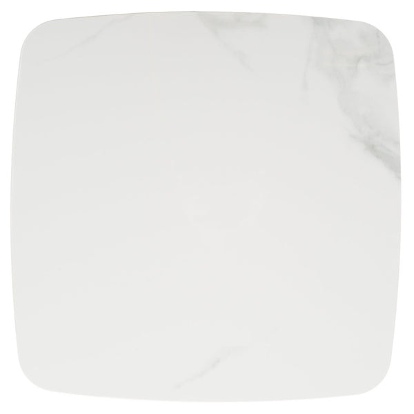 Safavieh Karina Square End Table - Modern White Faux-Marble Top With Tapered Oak Legs For Chic Living Spaces ACC8102A