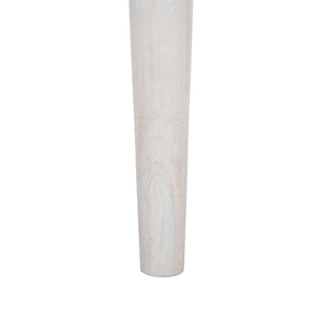 Safavieh Lara Marble Side Table - Elegant White Marble Top With Acacia Wood Legs For Modern Farmhouse Style ACC9000B