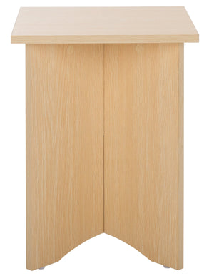 Safavieh Elroy Accent Table In Sand – Stylish, Rustic Design Perfect For Living Room, Bedroom & Hallway Decor Sand Wood Acc9301a