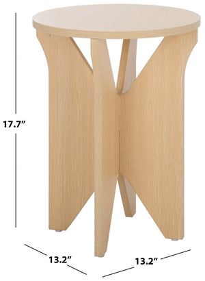 Safavieh Elken Modern Accent Table - Stylish Sand Finish, Compact Design For Small Spaces & Versatile Use ACC9302A