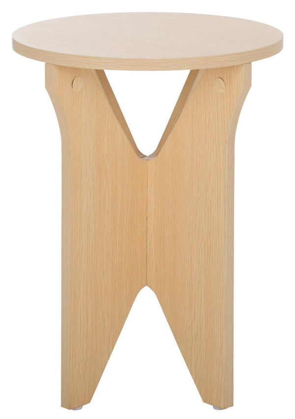 Safavieh Elken Modern Accent Table - Stylish Sand Finish, Compact Design For Small Spaces & Versatile Use ACC9302A