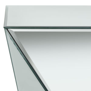 Safavieh Luella Mirrored Accent Table - Sculptural Hourglass Design For Modern Glamour In Any Space ACC9703A