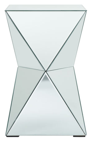Safavieh Luella Mirrored Accent Table - Sculptural Hourglass Design For Modern Glamour In Any Space ACC9703A