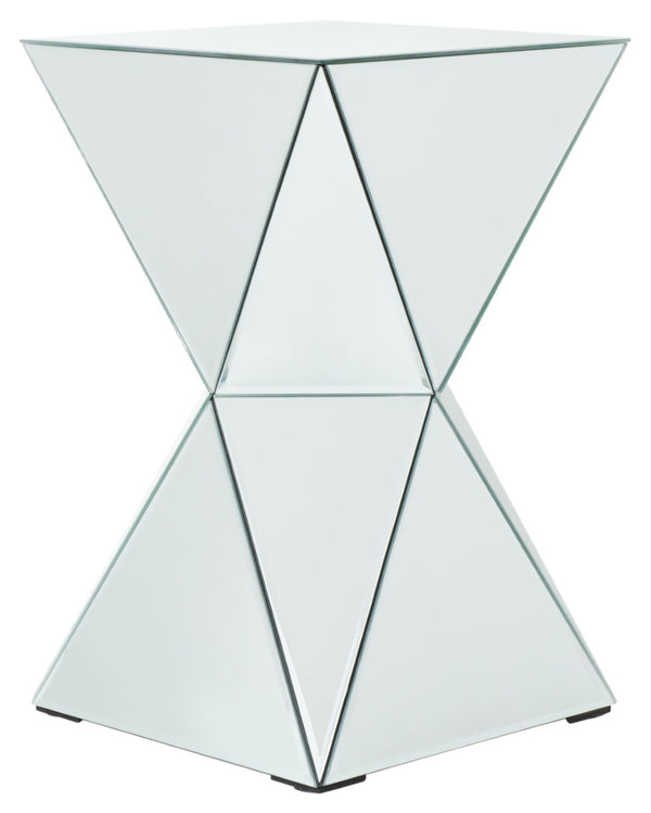 Safavieh Luella Mirrored Accent Table - Sculptural Hourglass Design For Modern Glamour In Any Space ACC9703A