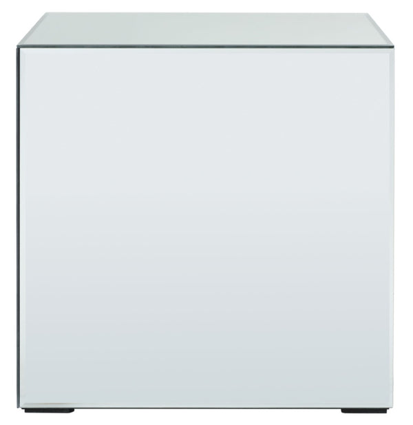 Safavieh Betony Mirrored Accent Table – Chic Cube Design For Modern Interiors, Versatile Glamour & Brightness ACC9704A