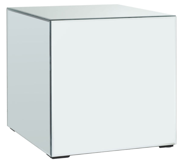 Safavieh Betony Mirrored Accent Table – Chic Cube Design For Modern Interiors, Versatile Glamour & Brightness ACC9704A