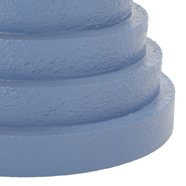 Safavieh Ali Sculptural Accent Table - Bold Round Disc Design For Modern Living And Stylish Decor Enhancement Periwinkle ACC9705C