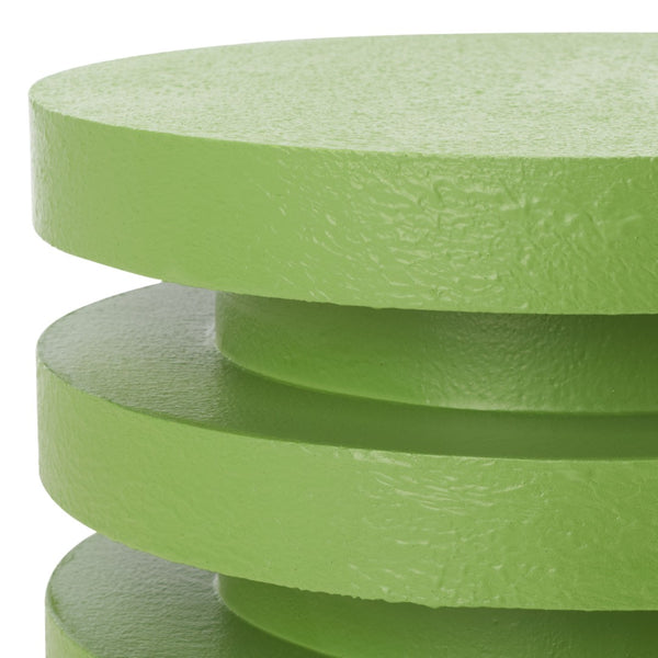 Safavieh Kaysar Accent Table - Sculptural Stacked Design Perfect For Modern Living Spaces And Versatile Use Green ACC9706A