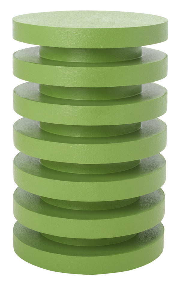 Safavieh Kaysar Accent Table - Sculptural Stacked Design Perfect For Modern Living Spaces And Versatile Use Green ACC9706A