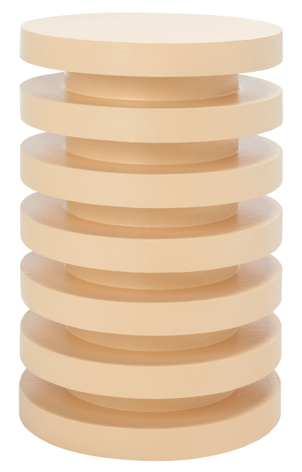 Safavieh Kaysar Accent Table - Sculptural Stacked Design Perfect For Modern Living Spaces And Versatile Use Cream ACC9706B