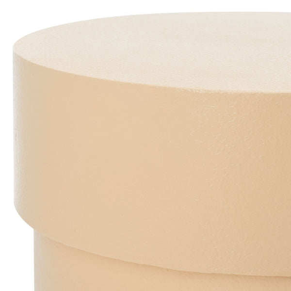 Safavieh Tyce Sculptural Accent Table - Modern Stacked Round-Disc Design For Versatile Living Space Decor Cream ACC9707B