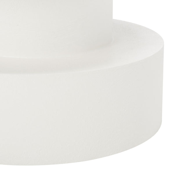 Safavieh Tyce Sculptural Accent Table - Modern Stacked Round-Disc Design For Versatile Living Space Decor White ACC9707C