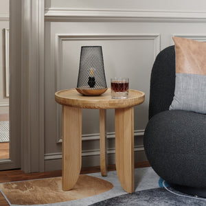 Safavieh Malyn Accent Table – Sculptural Pine Wood Design With Curved Legs For Modern Home Décor Style Light Natural ACC9712A