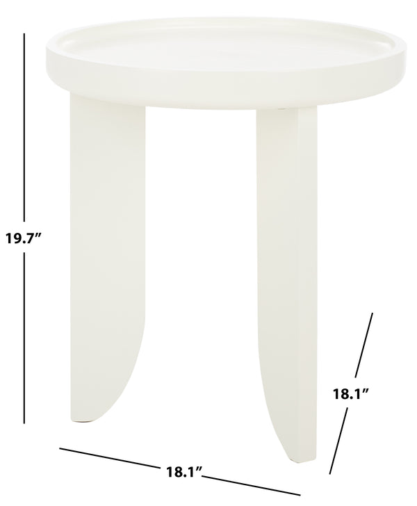 Safavieh Malyn Accent Table Ivory Mdf ACC9712C