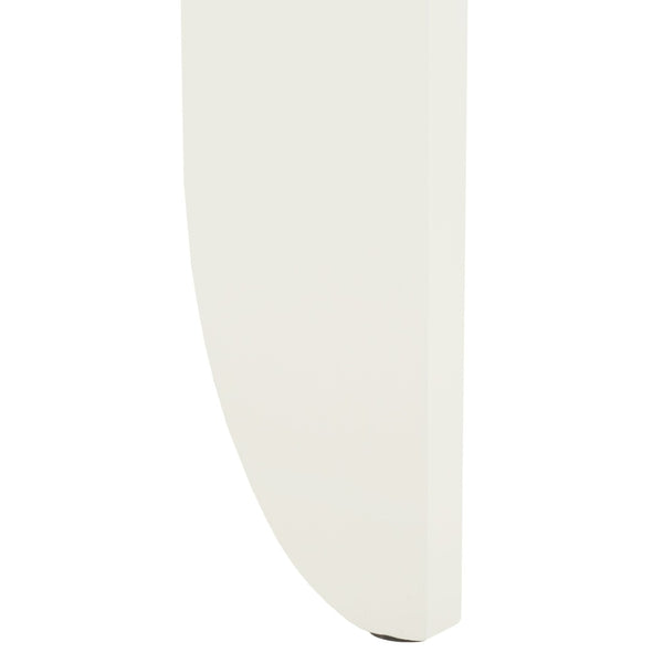 Safavieh Malyn Accent Table – Sculptural Pine Wood Design With Curved Legs For Modern Home Décor Style Ivory ACC9712C