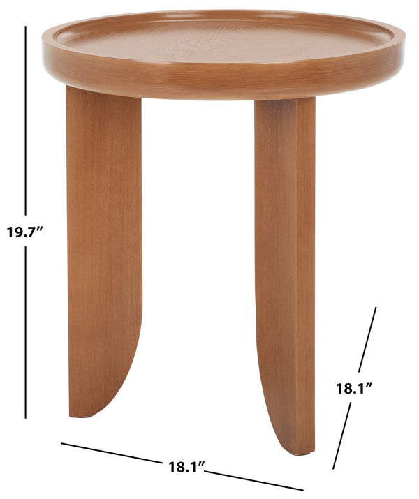 Safavieh Malyn Accent Table Natural Brown Mdf ACC9712D