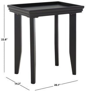 Safavieh Naios Accent Table Black Pine, Mdf ACC9713A