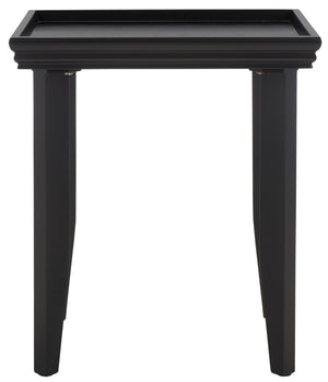 Safavieh Naios Modern Accent Table - Sleek Design With Curved Legs For Stylish Living Room Or Entryway Decor Black ACC9713A