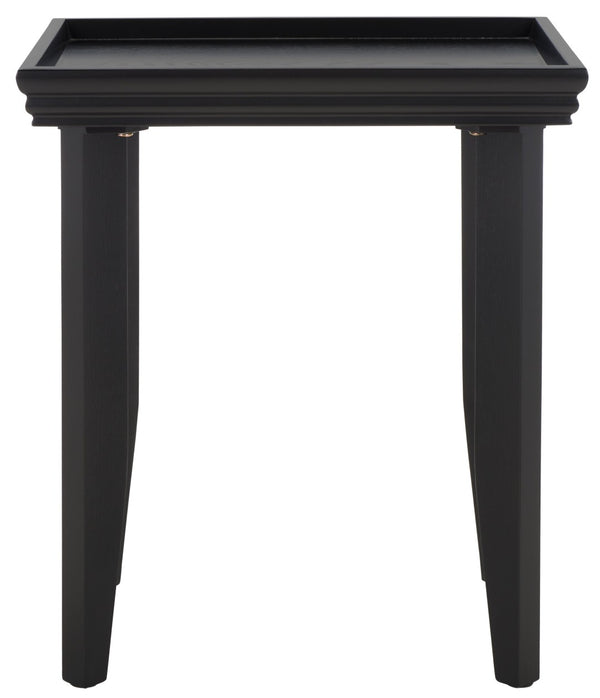 Safavieh Naios Modern Accent Table - Sleek Design With Curved Legs For Stylish Living Room Or Entryway Decor Black ACC9713A