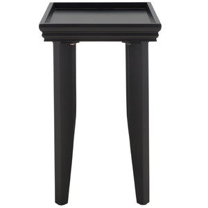 Safavieh Naios Modern Accent Table - Sleek Design With Curved Legs For Stylish Living Room Or Entryway Decor Black ACC9713A
