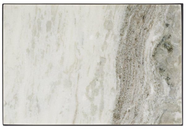 Safavieh Gustaf Modern Architectural Accent Table - Sand Brown Marble & Black Metal For Chic Spaces ACC9804A