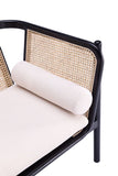 Versailles Accent Chair in Black, Natural Cane and Cream ACCA01-CR Manhattan Comfort