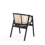 Versailles Armchair in Black and Natural Cane ACCA02-BK Manhattan Comfort