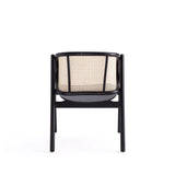 Versailles Armchair in Black and Natural Cane ACCA02-BK Manhattan Comfort