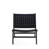 Maintenon Leatherette Accent Chair in Black ACCA03-BK Manhattan Comfort