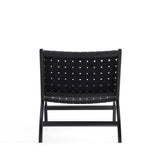 Maintenon Leatherette Accent Chair in Black ACCA03-BK Manhattan Comfort