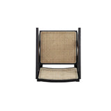 Hamlet Accent Chair in Black and Natural Cane ACCA04-BK Manhattan Comfort