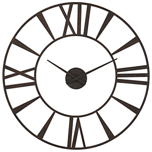 Uttermost Storehouse Rustic Wall Clock 06463 Iron,Clock Hand