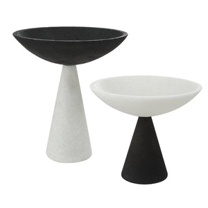 Uttermost Antithesis Marble Bowls, S/2 18012 Rice Stone