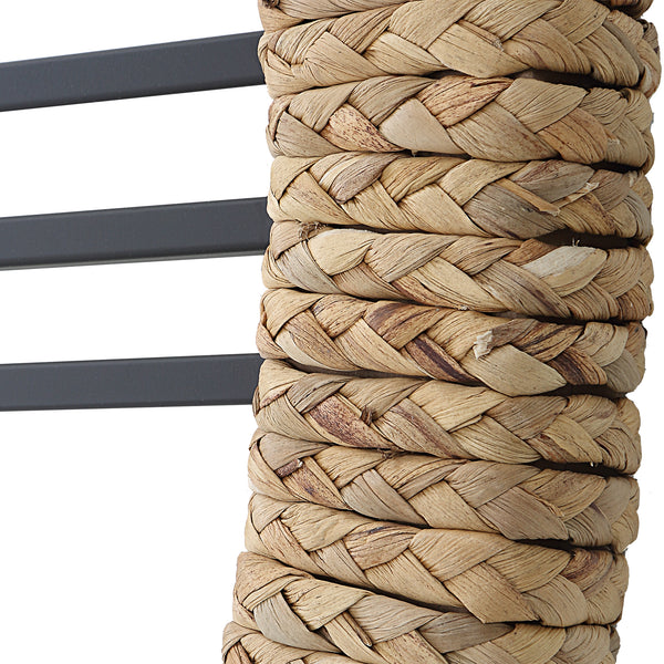 Uttermost Montecito Coastal Modern Wall Clock 06464 MDF, IRON, STRAW