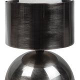 Uttermost Tilston Gunmetal Candleholders, Set/2 18050 IRON,GLASS