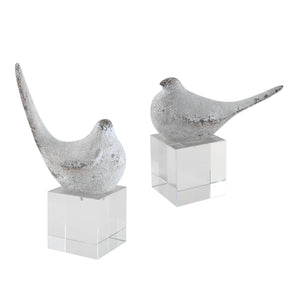 Uttermost Better Together Bird Sculptures, S/2 18057 POLYRESIN+CRYSTAL