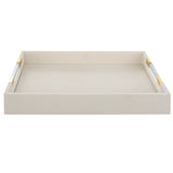 Wessex White Shagreen Tray