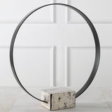 Uttermost Around Again Circular Sculpture 17112 STONE AND METAL