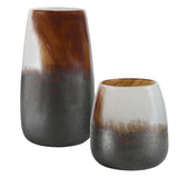 Uttermost Desert Wind Glass Vases, S/2 18047 GLASS