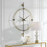 Uttermost Time Flies Modern Wall Clock 06106 Iron