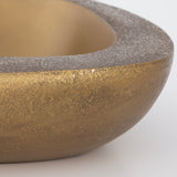 Uttermost Ovate Brass Bowls, Set Of 2 18081 Aluminum