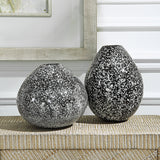 Uttermost Cosmic Black & White Vases, Set/2 18097 Ceramic