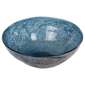Uttermost Genovesa Aqua Glass Bowl 18099 Glass