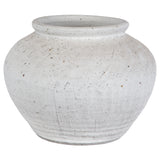 Uttermost Floreana Round White Vase 18103 Ceramic