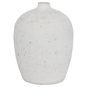 Uttermost Floreana Medium White Vase 18104 Ceramic