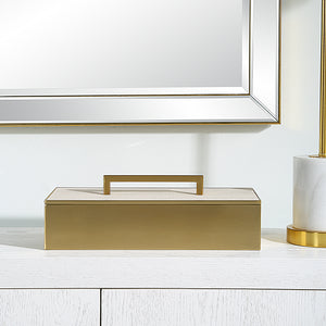 Uttermost Wessex White Box 18110 METAL,MDF,SHARGREEN